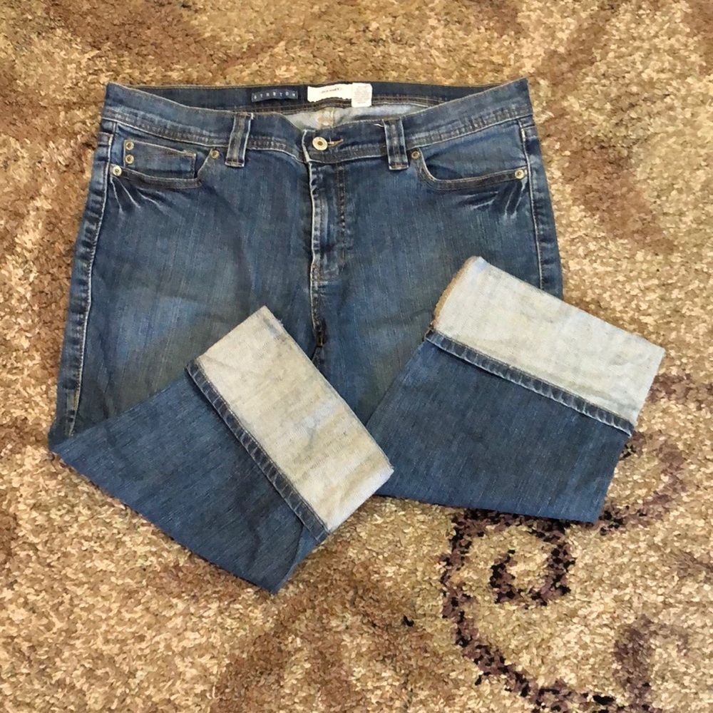 Old Navy Blue Cuffed Women’s Jeans